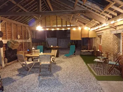 Terrasse ou espace extérieur de l'établissement Gîte 