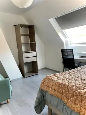 Un ou plusieurs lits dans un hébergement de l'établissement Vive la vie - maison de famille à Mers proche mer