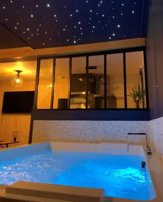 Plan de l'établissement L'Eclipse maison romantique avec Jacuzzi