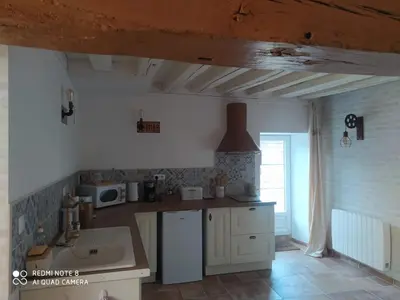 Cuisine ou kitchenette dans l'établissement O’Pontpoint d’Autrefois