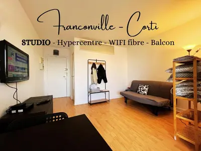 Plan de l'établissement Corti - Studio Hypercentre - Grand Balcon - Fibre #SirDest