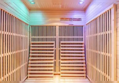 Plan de l'établissement Chambre privée avec sauna pour deux