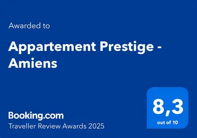 Certificat, récompense, panneau ou autre document affiché dans l'établissement Appartement Prestige - Amiens