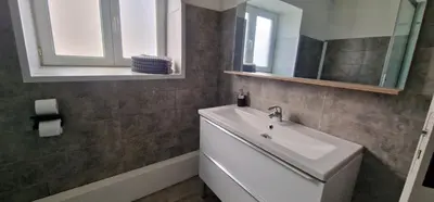 Salle de bains dans l'établissement L'air du large
