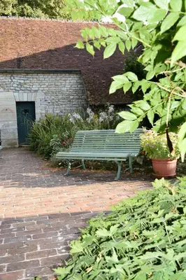 Jardin de l'établissement gite d'Albertine