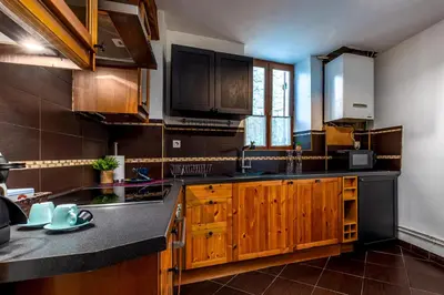 Cuisine ou kitchenette dans l'établissement Leisure Island I Calm Nature Tourism