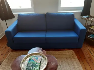 Coin salon dans l'établissement Amiens magnifique appartement Frida