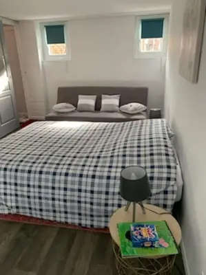 Un ou plusieurs lits dans un hébergement de l'établissement 3)Maison tout confort boucle de la Seine