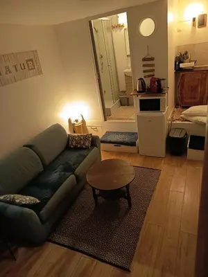 Coin salon dans l'établissement logement Mezzanine salon indépendant