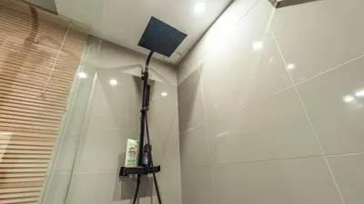 Salle de bains dans l'établissement Wood 47 spa