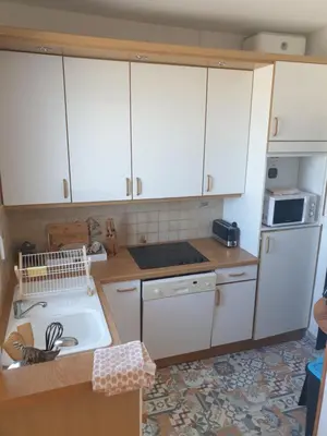 Cuisine ou kitchenette dans l'établissement O'3 PORTS