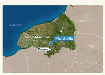 Plan de l'établissement URBAN Maison tout confort 15 mn Rouen avec parking facile