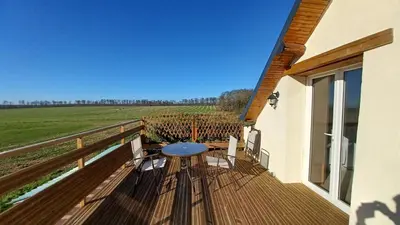 Balcon ou terrasse dans l'établissement L'appel de la foret