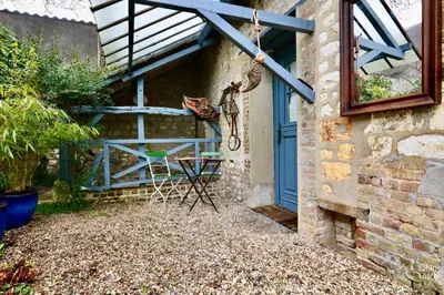 Jardin de l'établissement Chez Marcel