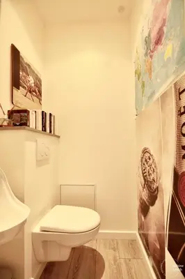 Salle de bains dans l'établissement Chez Marcel