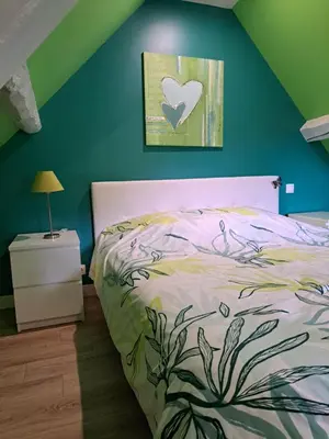 Un ou plusieurs lits dans un hébergement de l'établissement Les suites d'Élise - Suite Louane