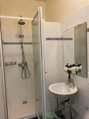 Salle de bains dans l'établissement Appartement 1 chambre et Mezzanine