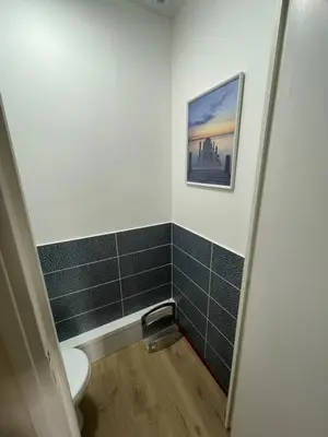 Salle de bains dans l'établissement Gîte Au bord du Halage