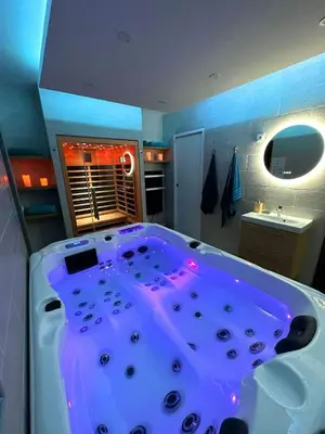 Plan de l'établissement Escapade Relaxante - Spa - Jacuzzi - Sauna - Privés