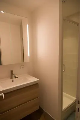 Salle de bains dans l'établissement Maison de ville calme Rouen St.Paul 2ch proche CHU