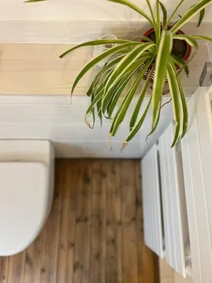 Salle de bains dans l'établissement Les clés d'à côté - maison d'hôtes de charme près de Rouen