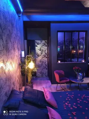 Coin salon dans l'établissement Rêve d'or