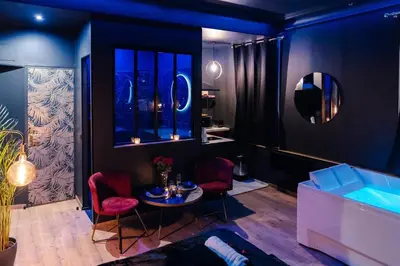 Coin salon dans l'établissement Rêve d'or