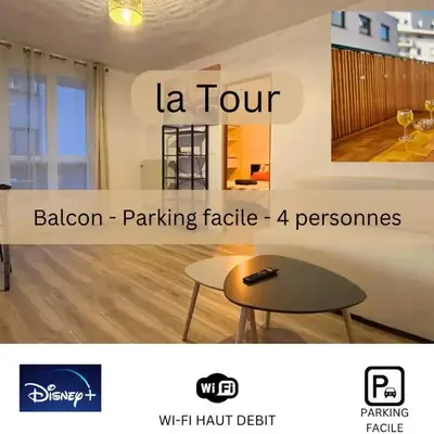 La Tour - Tout confort - Hypercentre - Balcon #SirDest
