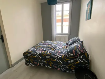 Un ou plusieurs lits dans un hébergement de l'établissement Le Duplex