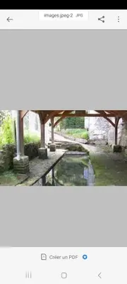 Jardin de l'établissement Petit maison villageoise