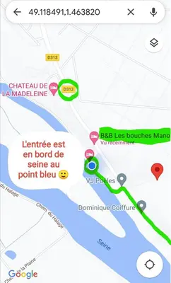 Plan de l'établissement Les Bouches Manon