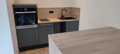 Cuisine ou kitchenette dans l'établissement La Dépendance d'En Face