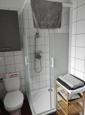 Salle de bains dans l'établissement maison julius aeroport tillé 2 a 4 personnes