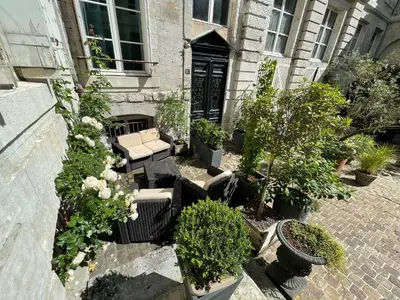 Jardin de l'établissement L'Hotel particulier Villequier