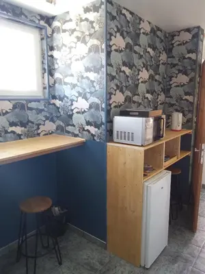 Cuisine ou kitchenette dans l'établissement La villa des DEF'S