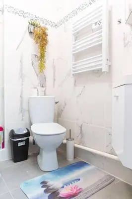 Salle de bains dans l'établissement Chez Stéphanie au cœur d'Amiens